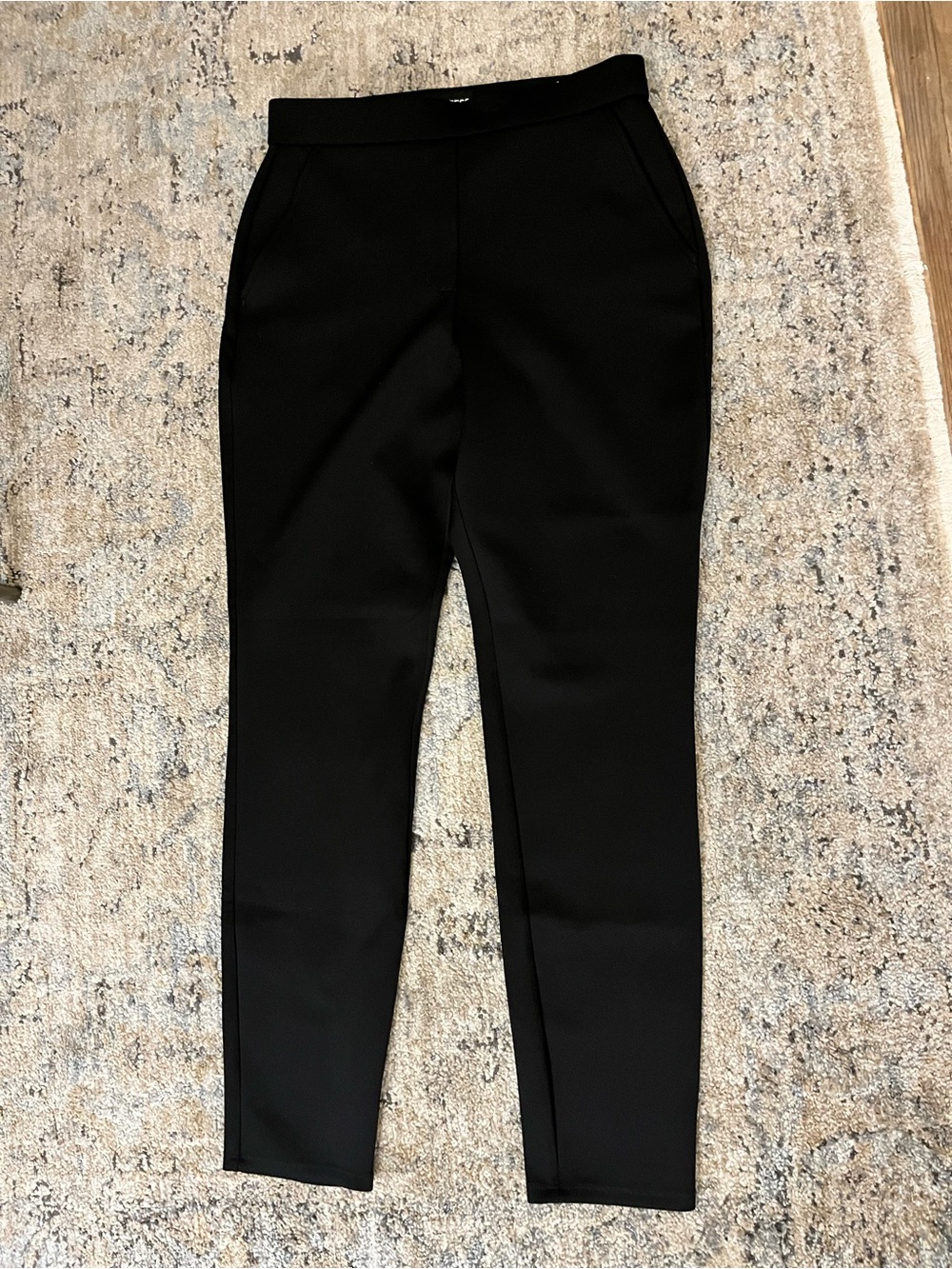Express Black Slim satin like material Skinny Pants - Small